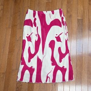 Stylish Pink and White Women's Skirt
